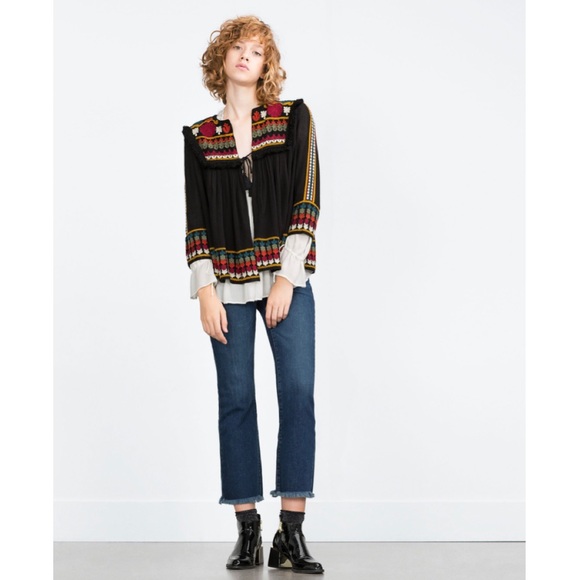Zara boho blouse/jacket